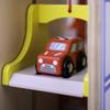 Bigjigs Toys Wooden Park & Play Garage Set | Kids Car Accessories & Road Playset | Features Multistory Ramps & Wood Parking Spaces | Toddler Gifts for 3+ Year Old | Childrens Montessori Learning Tool view 2