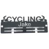 Super Cool Creation Personalised"Cyclist" Medal Hanger - Orange view 1