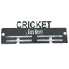 Super Cool Creation Personalised"Cricket" Medal Hanger - Yellow view 1