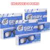 ArtCreativity Spy Glasses for Kids (Set of 3) See Behind You Sunglasses with Rear View Mirrors - Fun Party Favors, Detective Gadgets, Secret Agent Costume Props, Gift Idea for Boys and Girls Blue view 4