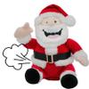 4E's Novelty Animated Santa Claus Plush, Makes Gas Sound, Talking Christmas Bear Plush Toys for Kids 8" Funny Christmas Stuffed Animals Gag Gifts for Boys Girls Teens White Elephant Gift view 1