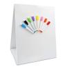 Magnetic Tabletop Desktop Easel &Whiteboard with Bonus 8X Dry Erase Markers. Double Sided and Self-Standing (16 X 12.5) view 1