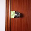 Door Silencer Door Jammer Door Closer Cushion Nursery Door Silencer Door Latch Cover 3 Pack for Noise Reducing Quiet Doors Baby Toddler Safety 3.25 x 5.5 Inch (Green Chevron) view 4