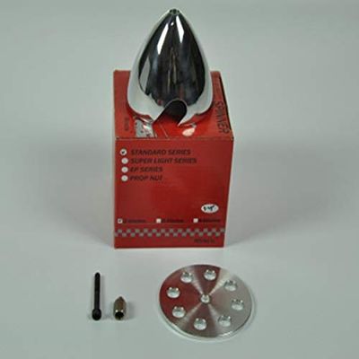 Jammas CNC Aluminum Alloy RC Spinner Standard 1.5"/1.75"/ 2" /2.25"/ 2.5" /2.75"/3"/3.25"/3.5"/3.75"/4" 4.5" for 2 Blades Propeller - (Color: 95mm)