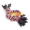 Jammas 10 pcs/lot 22# 22AWG Futaba JR Twisted Extension Cable/Twisted Extension Lead with Hook Different Length - (Color: 150mm JR) view 4