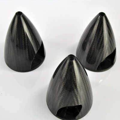 Jammas 1pcs Carbon Fiber Spinner 3K Surface for RC Gas Airplane 2 Blades Propeller Multi-Size 1.75" / 2"/ 2.25" / 2.5"/ 3" / 3.5" / 4" - (Color: 95mm)