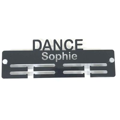 Super Cool Creation Personalised"Dance" Medal Hanger - Bright Green