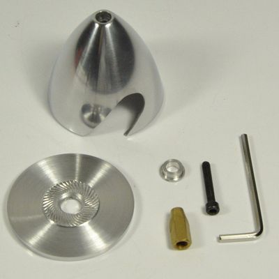 Jammas 2 Blade Aluminum Spinner Special Drilled for RC Plane with Prop Adapter 1.5" 1.75" 2" 2.25" 2.5" 2.75" 3" 3.5" 4" Zyhobby - (Color: 89mm)