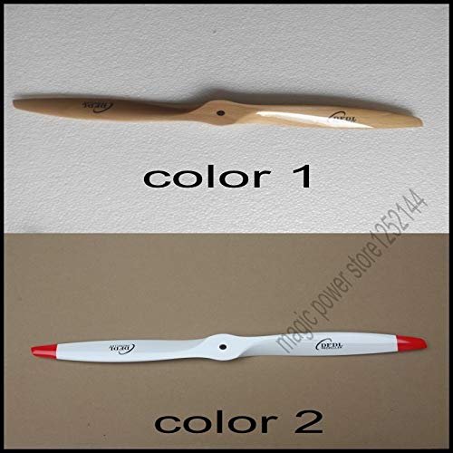 Jammas 10X5/10x6//10X7/10x8 CW CCW Wood Wooden Propeller 3 Colors for RC Gas Airplane Quadcopter Multicopter - (Color: 10x7CW Push)