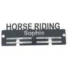 Super Cool Creation Personalised"Horse Riding" Medal Hanger - Bright Blue view 1