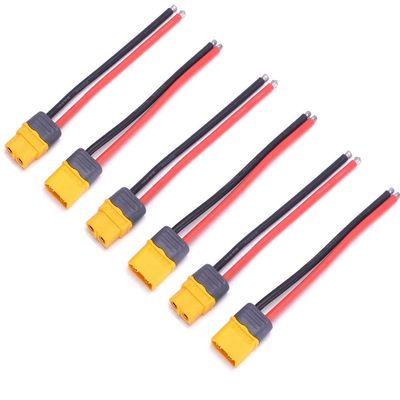HOBBYMATE 3 Pairs XT60H Sheath Male & Femal Connectors w/14awg Power Cable for ESC, Lipo, PDB, FPV Drone