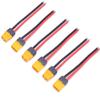 HOBBYMATE 3 Pairs XT60H Sheath Male & Femal Connectors w/14awg Power Cable for ESC, Lipo, PDB, FPV Drone view 1