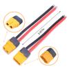 HOBBYMATE 3 Pairs XT60H Sheath Male & Femal Connectors w/14awg Power Cable for ESC, Lipo, PDB, FPV Drone view 2