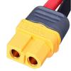 HOBBYMATE 3 Pairs XT60H Sheath Male & Femal Connectors w/14awg Power Cable for ESC, Lipo, PDB, FPV Drone view 4