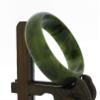 2.3" China Certified Nature Hetian Nephrite Jade Women's Green Flower Bangle Bracelet 2436 view 4