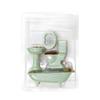 BESTLEE Dollhouse Furniture Miniature Bathroom Accessories Set 4PCS-1:12 Scale (Light Green) view 3