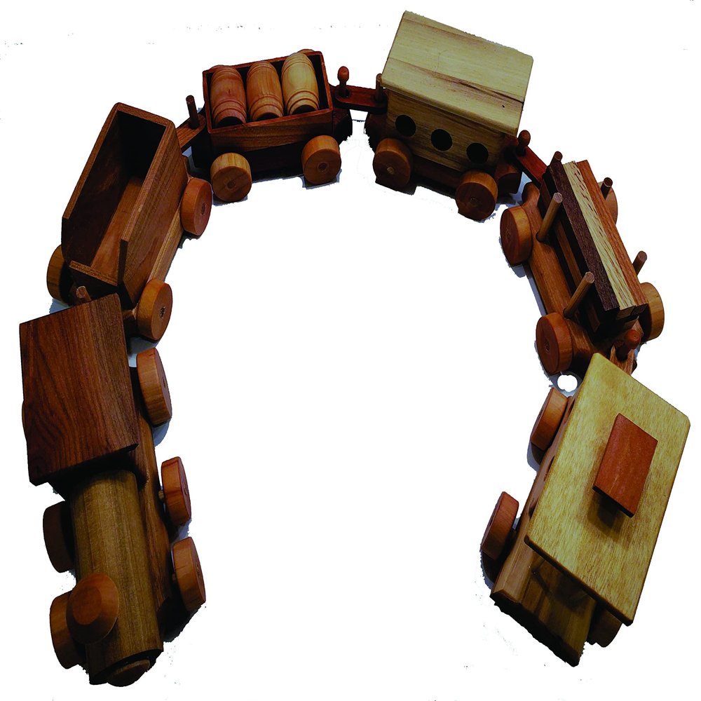 Handmade Wooden Toy Train