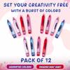 Forest & Twelfth Extra Large Inflatable Crayons 24 inch Blow-Up Crayon Set  Perfect for Decorating Your Childs Room or Classrooms  Great Party Favor Idea  Pack of 12 view 3