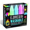 5 Jumbo Washable Sidewalk Chalk Sticks - CASE of 12 view 1