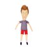 Shelf Talkers 12" Talking Plush Butt-Head from Beavis & Butt-Head, Pull String Toy Collectible Plush view 1