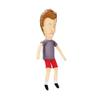 Shelf Talkers 12" Talking Plush Butt-Head from Beavis & Butt-Head, Pull String Toy Collectible Plush view 3