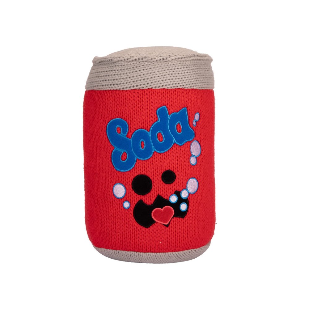 Ami Amis Jumbo Fizzles  10 Cozy Crochet Plush  Hug-Worthy Soft Plush Toy for Collectors  Soda Can Character  Each Sold Separately