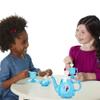 Disney Frozen Tea Set for Girls - 10 Piece Tea Party Set - Pretend Tea Time Play Kitchen Toy, Blue view 2
