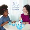Disney Frozen Tea Set for Girls - 10 Piece Tea Party Set - Pretend Tea Time Play Kitchen Toy, Blue view 3
