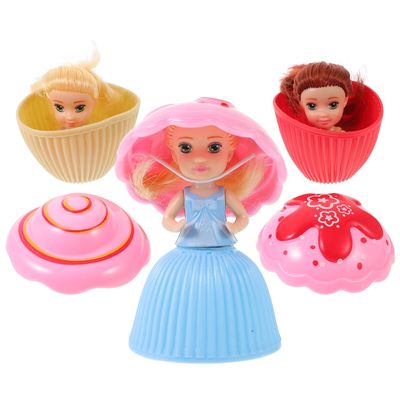 3pcs Cupcake Princess Doll Magic Toys for Baby Girls Random Color