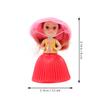 3pcs Cupcake Princess Doll Magic Toys for Baby Girls Random Color view 2