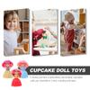 3pcs Cupcake Princess Doll Magic Toys for Baby Girls Random Color view 4