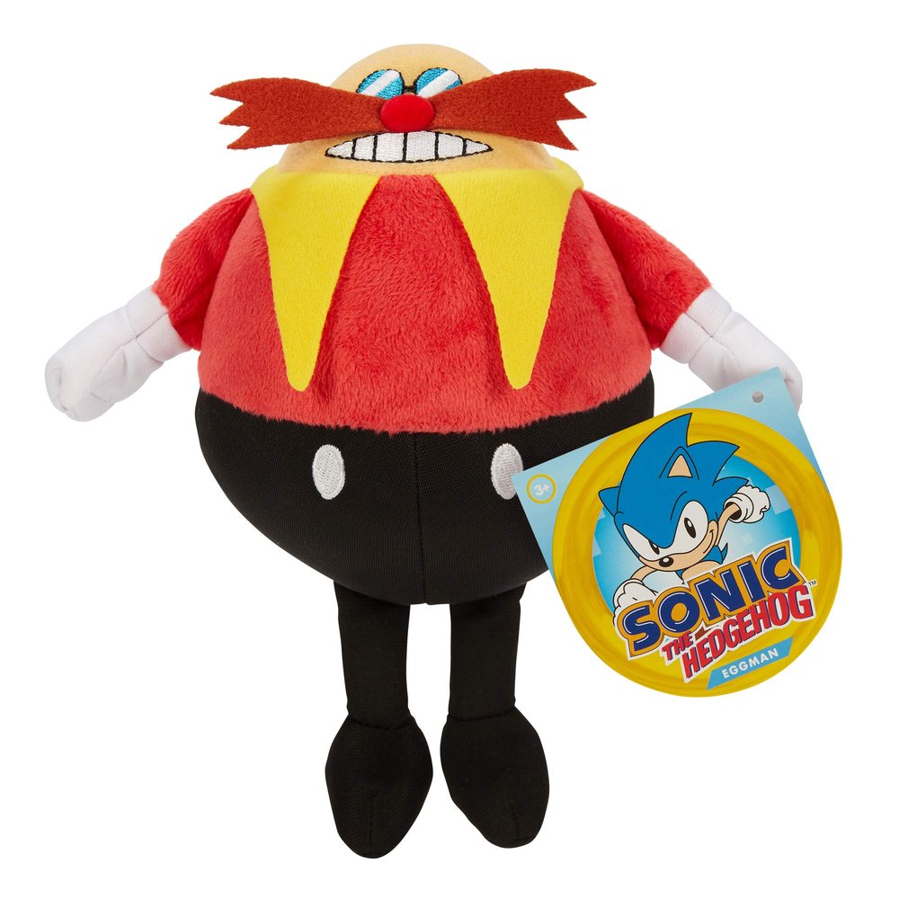 Sonic The Hedgehog 7" Eggman Plush Figure