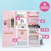 Disney Princess Style Collection Fresh Prep Gourmet Kitchen, Interactive Pretend Play Kitchen for Girls & Kids with Realistic Steam, Complete Meal Kit & 35+ Accessories view 4
