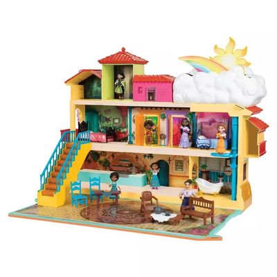 Disney Encanto Magical Madrigal House Playset with Mirabel Doll & 14 Accessories - Features Lights, Sounds & Music!