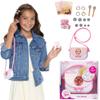 Disney Princess Style Collection Purse - Pretend Play Chic Petite Bag A - Mini Soft Vinyl Handbag for Girls Ages 3 and Up with 5+ Accessories view 1