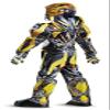 Disguise Kid's Transformers 5 Bumblebee Costume | Child Transformers Bumblebee Cosplay Outfit with Mask (10-12) view 2