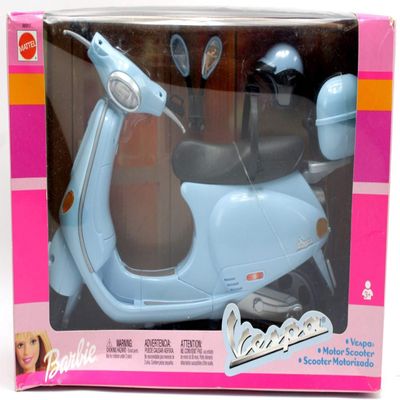 Barbie Vespa Motor Scooter Light Blue for 12" Dolls