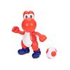 Nintendo Super Mario 4-Inch Red Yoshi Poseable Figure with Red Egg Accessory. Ages 3+ (Officially licensed) view 3