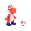 Nintendo Super Mario 4-Inch Red Yoshi Poseable Figure with Red Egg Accessory. Ages 3+ (Officially licensed) view 4