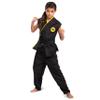 Disguise Cobra Kai Costume for Kids, Official Cobra Kai Costume Kids Gi with Black Belt, Child Size Large (10-12) view 4