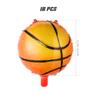 10pcs 18inch Basketball Balloons Aluminum Foil Balloon Party Supplies for Birthday Decoration view 4
