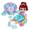 Disney Princess Ariel Baby Doll Deluxe with Tiara, Carrier, Plush Friend, Pacifier, Bib & Baby Bottle [Amazon Exclusive] view 2