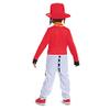 Disguise Paw Patrol Marshall Costume Hat and Jumpsuit for Boys, Paw Patrol Movie Character Outfit with Badge, Classic Toddler Size Medium (3T-4T) view 2