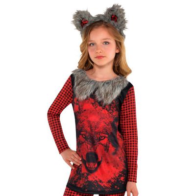 Amscan 848864 Child Big Bad Wolf Long Sleeve Shirt, Medium/Large Size