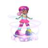JAKKS Pacific Rock N Rollerskate Doll Lightning Luna Light Up Remote Control Rollerskating Doll - Plays Music and Skates!, 10" H view 1