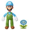 Nintendo Super Mario Collectible Ice Luigi 4" Poseable Articulated Action Figure with Ice Flower Accessory, Perfect for Kids & Collectors Alike! for Ages 3+ view 1
