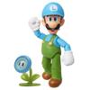Nintendo Super Mario Collectible Ice Luigi 4" Poseable Articulated Action Figure with Ice Flower Accessory, Perfect for Kids & Collectors Alike! for Ages 3+ view 2