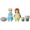 Disney Frozen Petite Anna & Elsa Dolls with Surprise Trolls Gift Set, Each Doll is Approximately 6 inches Tall - Includes 2 Troll Friends! Perfect for Any Frozen Fan! view 3