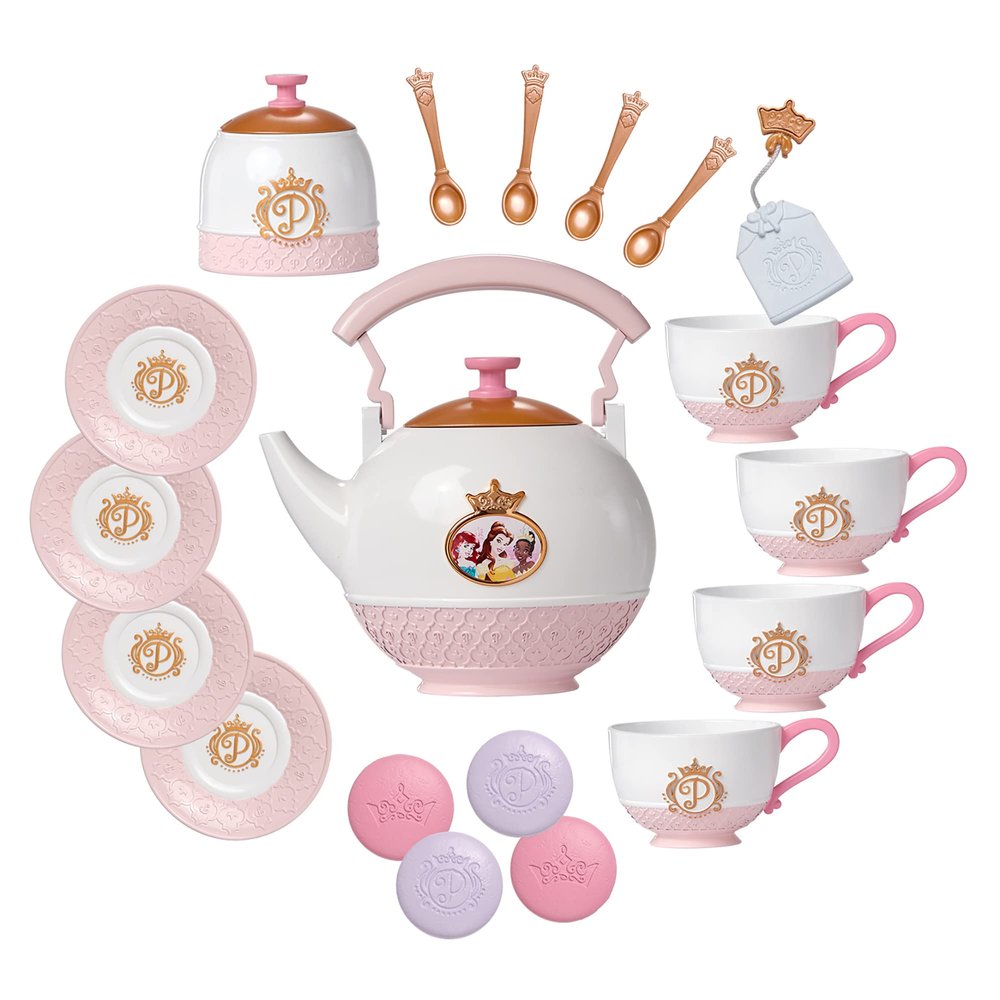 Disney Princess Style Collection Tea Set for 4! Includes 21 Pieces [Amazon Exclusive]