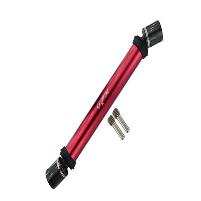 1:10 Baja Rey/Rock Rey/Hammer Rey U4 Upgrade Parts Aluminum & Steel Rear CVD Drive Shaft - 1Pc Set Red